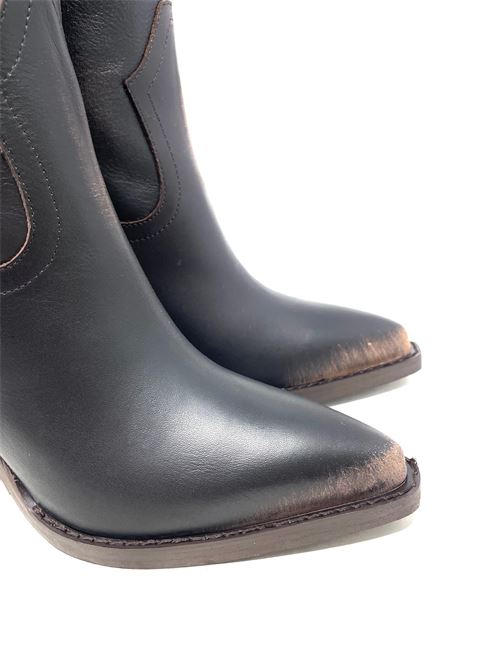 Hoher texanischer Damenstiefel IL LACCIO | GS179631TEXASCUOIO